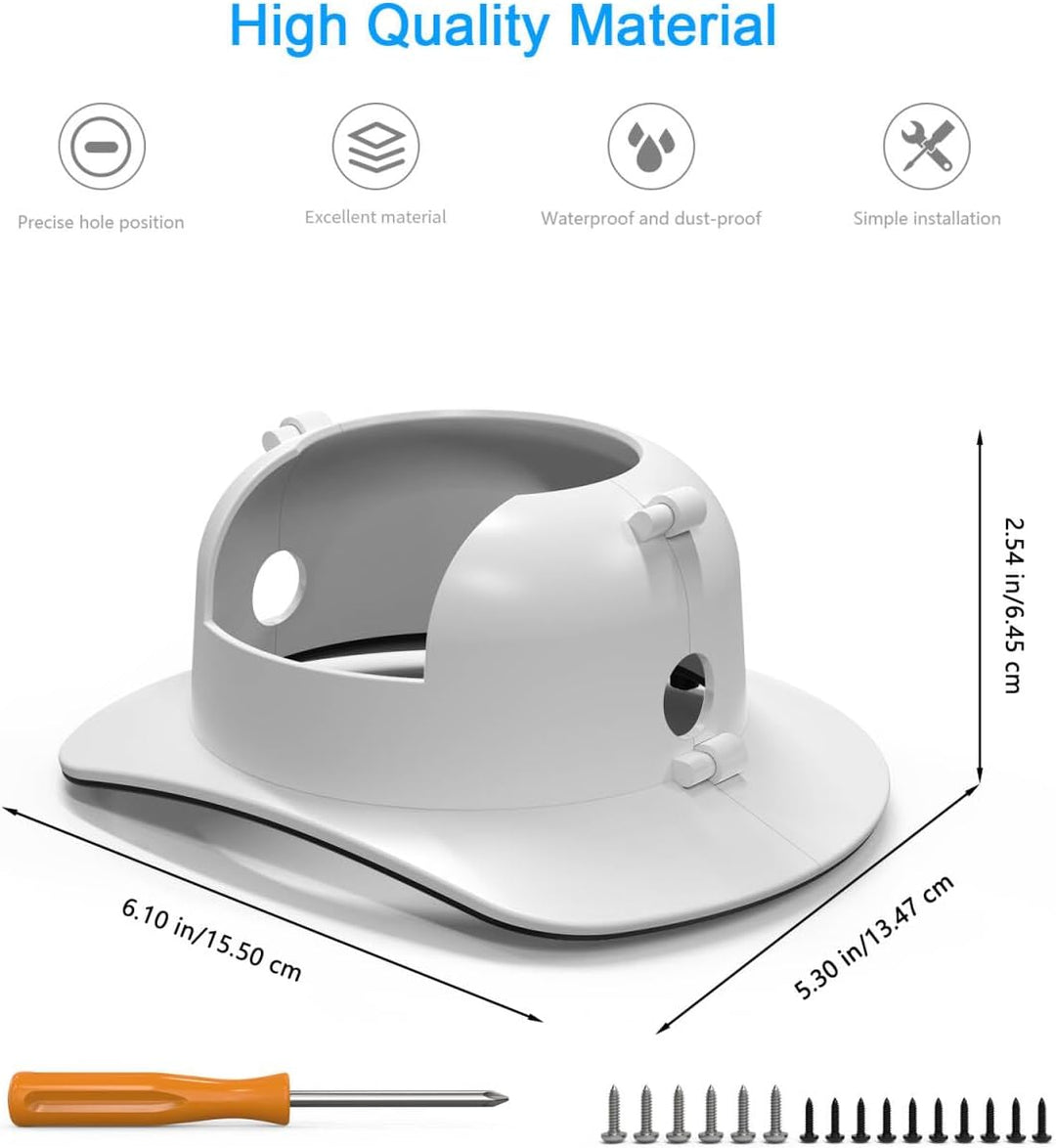 HOLACA Sun Rain Shade Kameraabdeckung Kompatibel mit AOSU 2K Überwachungskamera Aussen Akku Solar, K