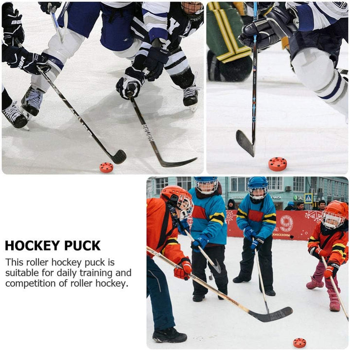 BESPORTBLE 3st Puck Inline-hockeybälle Zubehör Für Eishockeyspiele Rollhockey Hockeybälle Im Freien