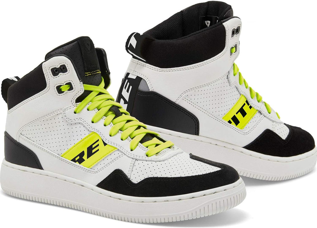 Revit Pacer Motorradschuhe (White/Black/Yellow,44)