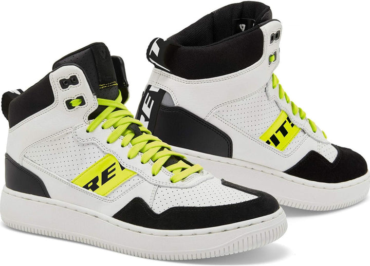 Revit Pacer Motorradschuhe (White/Black/Yellow,44)