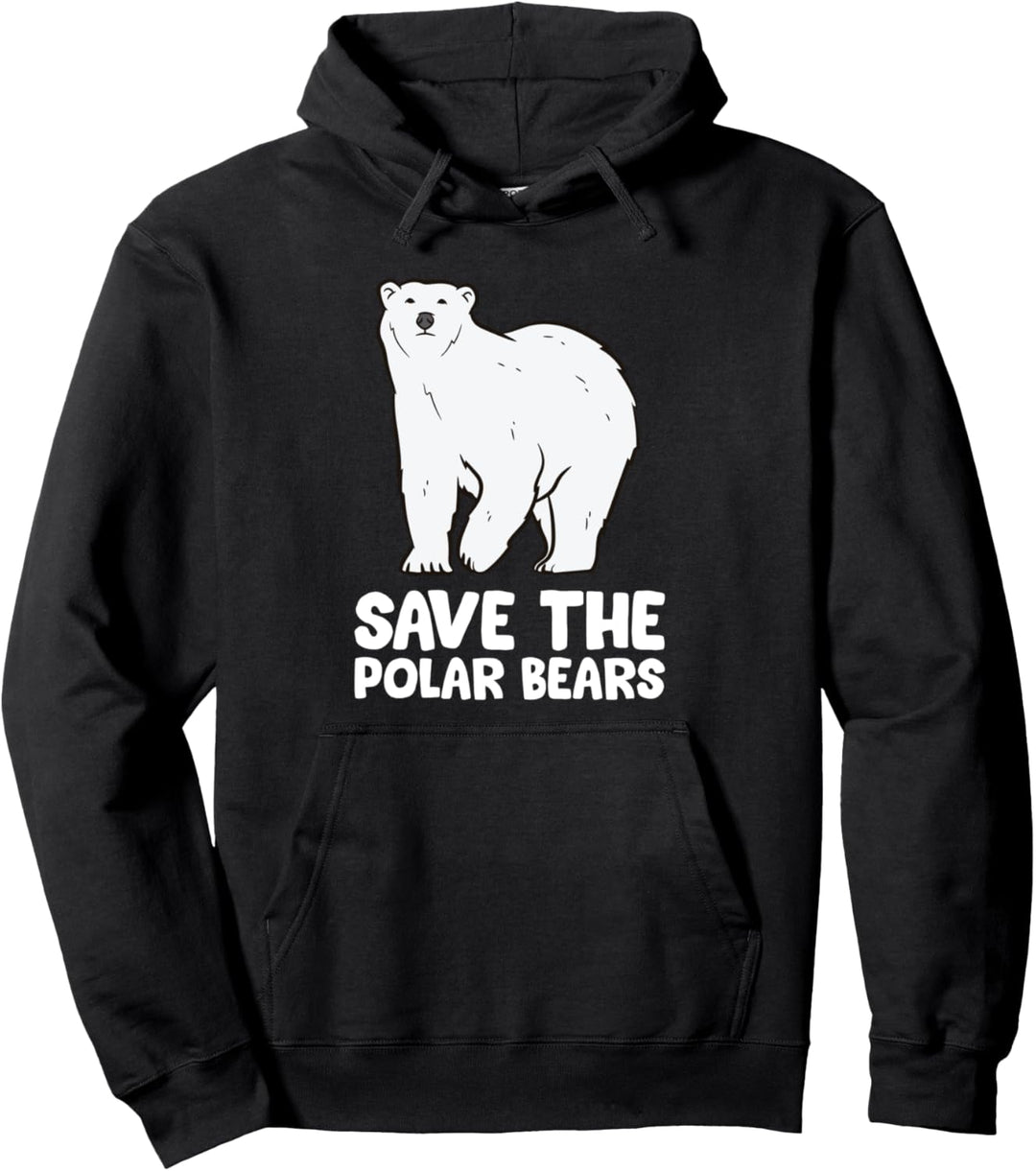 Retten Sie die Eisbären. Pullover Hoodie