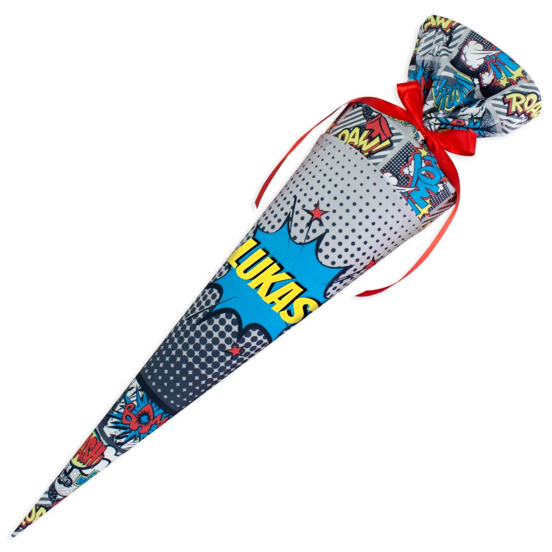 Schultüte aus Stoff Kuschel Velvet individualisierbar mit Wunschname personalisierbar 70 cm 85 cm -