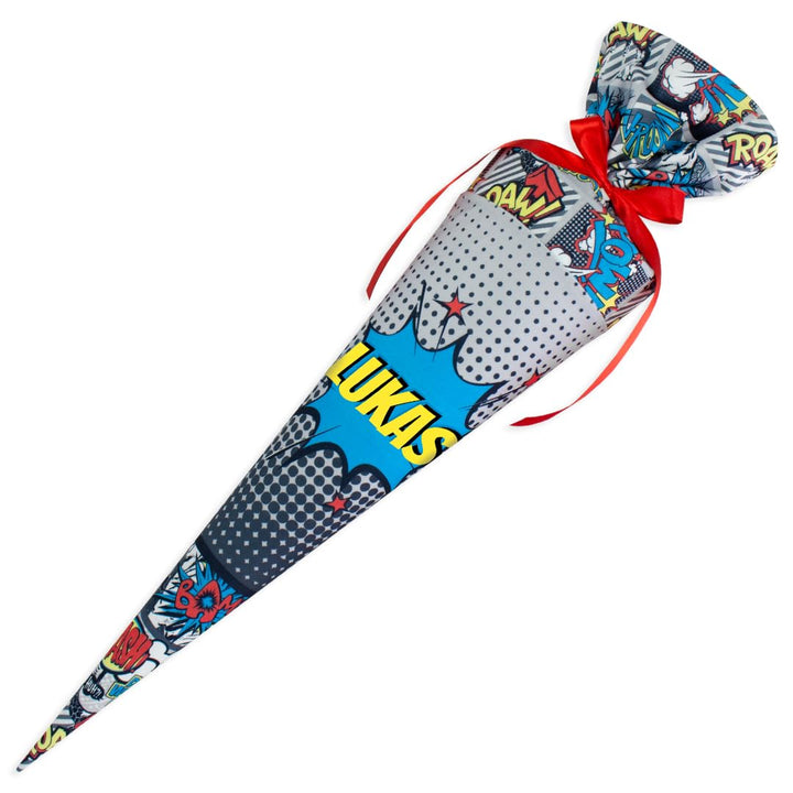 Schultüte aus Stoff Kuschel Velvet individualisierbar mit Wunschname personalisierbar 70 cm 85 cm -