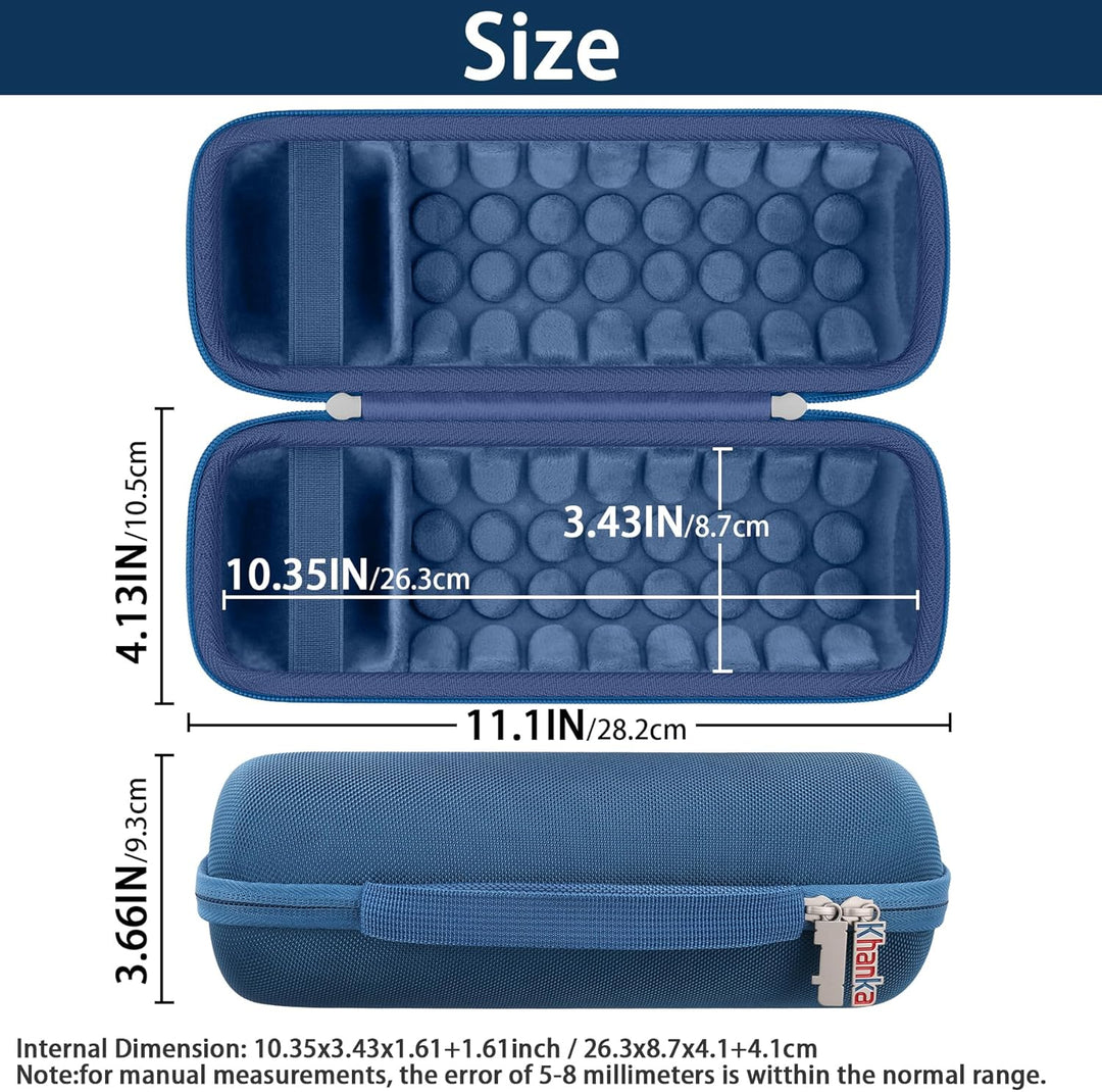 Khanka für JBL Flip 7 / Flip 6 wasserdichte tragbare Bluetooth-Lautsprecher Hartschalen-Reise-Aufbew