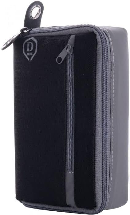 ONE80 The Dartbox Dart Chase D Box Darttasche für Darts Dart Wallet Dart Cases Grau, Grau