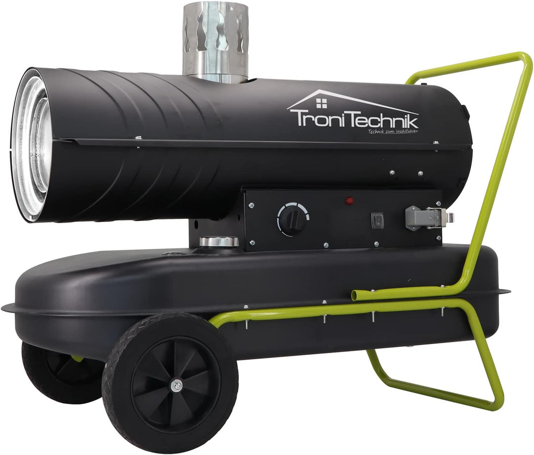Tronitechnik® Heizkanone Dieselheizgebläse Dieselheizer 20kW Diesel betriebener Heissluftgenerator H