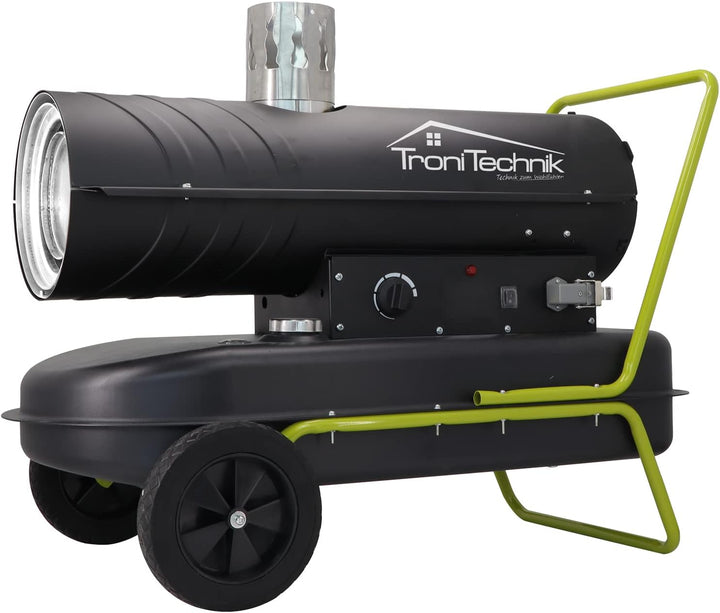 Tronitechnik® Heizkanone Dieselheizgebläse Dieselheizer 20kW Diesel betriebener Heissluftgenerator H