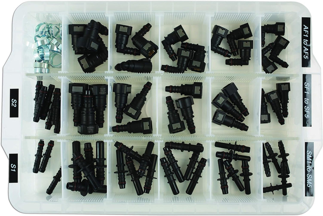 Connect Workshop Consumables 37011 sortiert Kraftstoff und Rohr Connector Kit