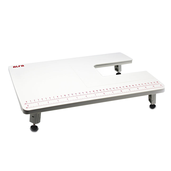 Alfa Ausziehtisch für Nähmaschine, Weiss, 28,5 x 40,5 x 3