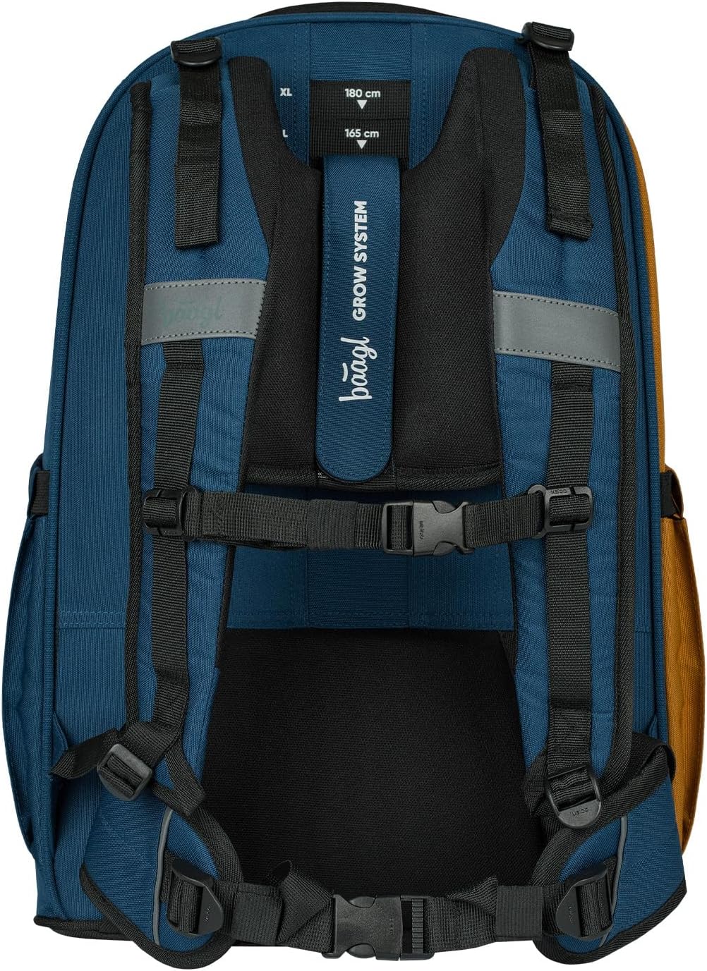 Baagl Schulrucksack Set Jungen Mädchen Teenager 5 Teilig, (Skateboard Rucksack Skate MAX, Mäppchen,