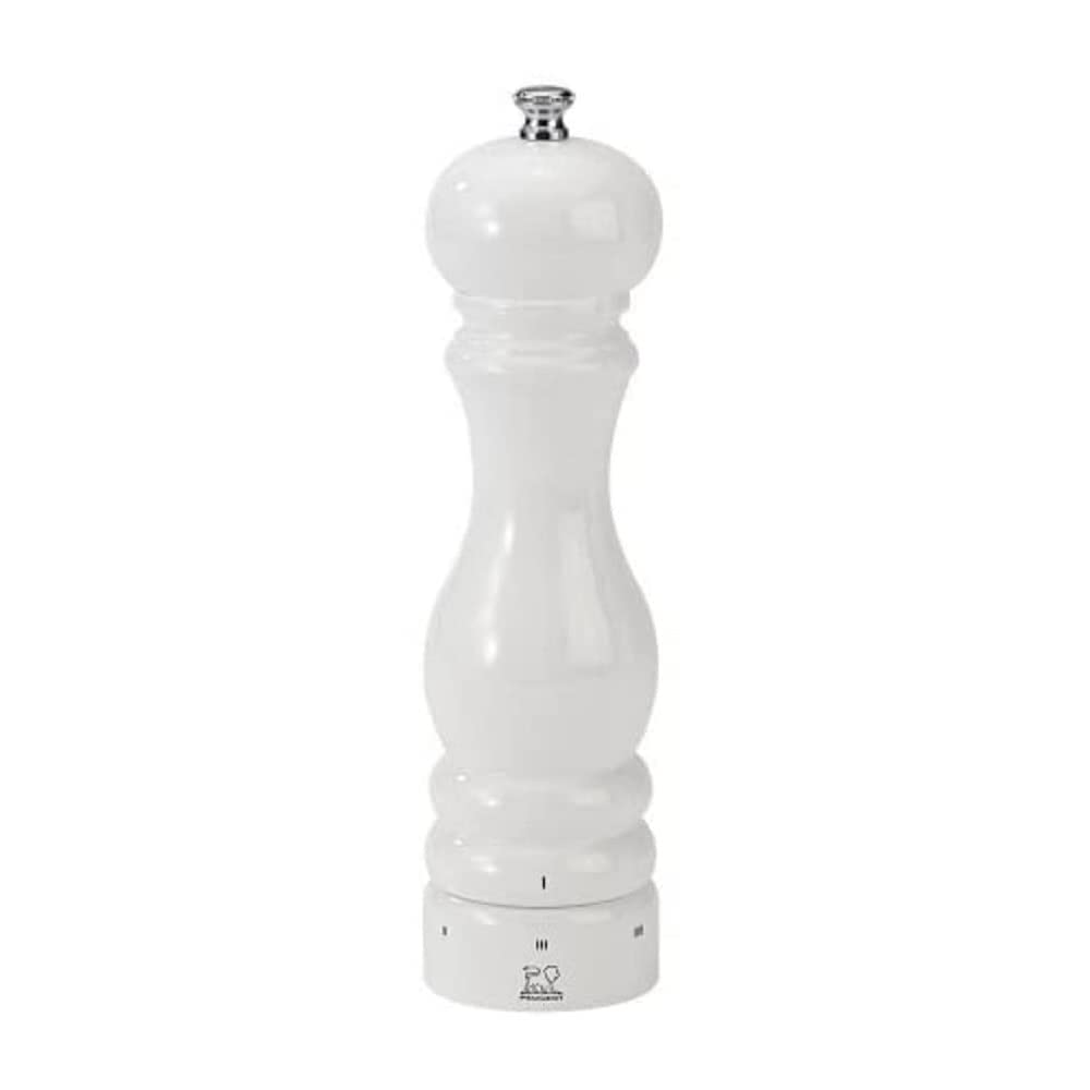 Peugeot Paris Manuelle Pfeffermühle, Mahlgradeinstellung u'Select, Höhe: 22 cm, Holz, Weiss, 27827 2