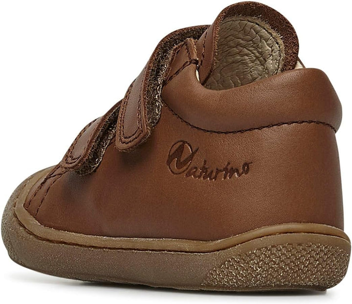 Naturino Cocoon VL-Lauflernschuhe aus Nappaleder-Anthrazit 23 EU Cognac, 23 EU Cognac