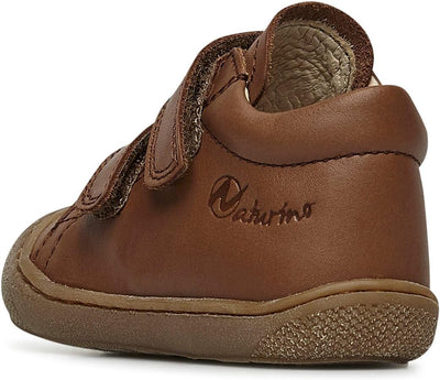 Naturino Cocoon VL-Lauflernschuhe aus Nappaleder, Cognac 19