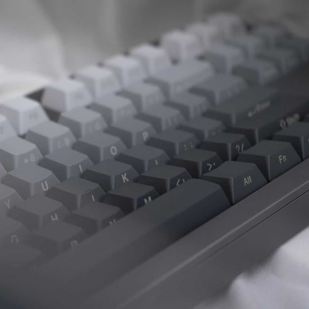 125 Tasten Gradient Grau Keycaps PBT Dye Sub Cherry Profil Tastenkappen Set Fit für Cherry Mx Schalt