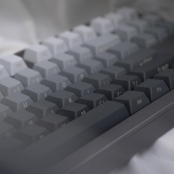 125 Tasten Gradient Grau Keycaps PBT Dye Sub Cherry Profil Tastenkappen Set Fit für Cherry Mx Schalt