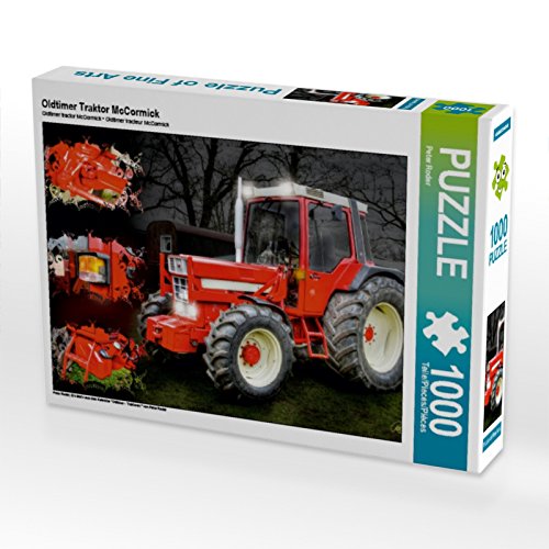 CALVENDO Puzzle Oldtimer Traktor McCormick 1000 Teile Lege-Grösse 64 x 48 cm Foto-Puzzle Bild von Pe