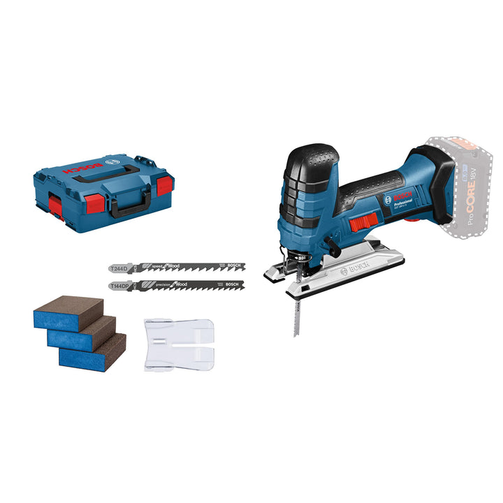 Bosch Professional 18V System Akku Stichsäge GST 18V-LI S (Stabversion, Schnitttiefe in Holz/Alu/Met