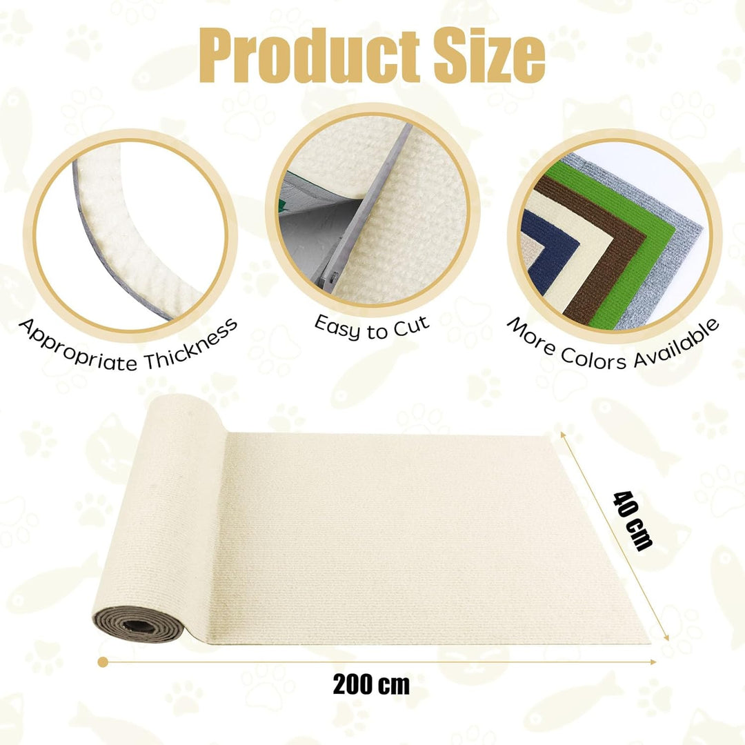 Kratzteppich selbstklebend Kratzmatte Katze Sofa Kratzbretter Katze Wand Kratzbrett Katzen Katzenwan