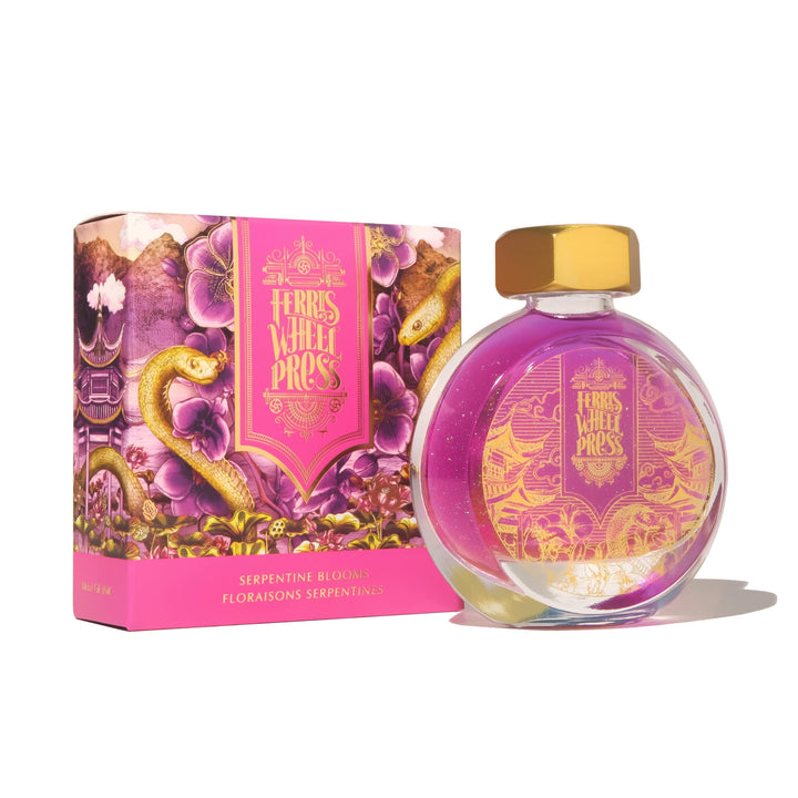 Ferris Wheel Press Ink, Everyday Ink Collection, Serpentine Blooms, Vibrant Orchid with duochrome Pi