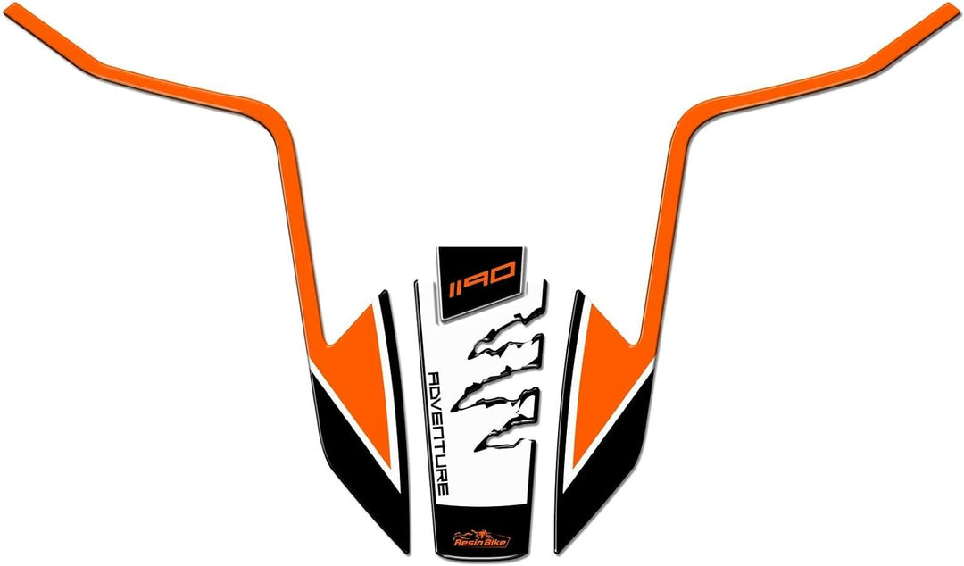 Resin Bike Aufkleber für Motorrad Kompatibel mit KTM 1190 Adventure S 2013-2016. Kotflügelschutz vor