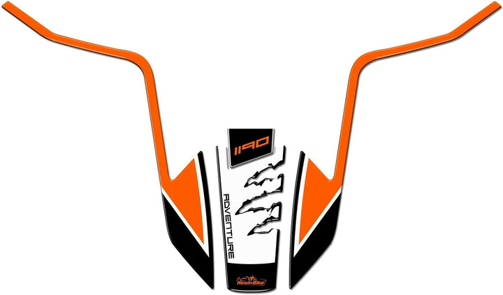 Resin Bike Aufkleber für Motorrad Kompatibel mit KTM 1190 Adventure S 2013-2016. Kotflügelschutz vor