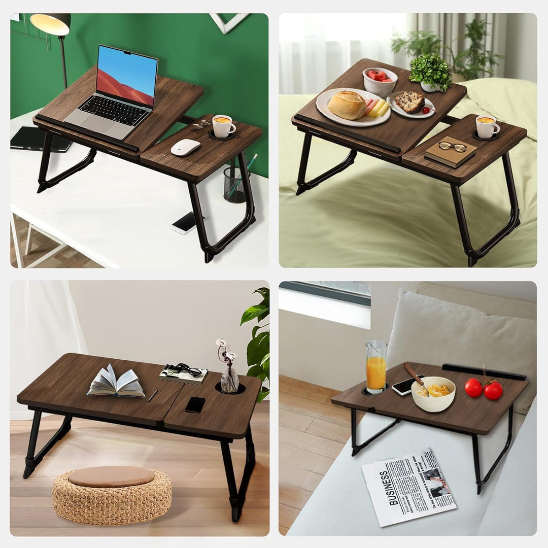 Laptoptisch Bett Klappbar Laptop Betttisch Notebooktisch Bed Table Esstablett Bed Tray FrüHstüCk im