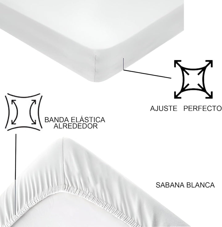 various Bettwäsche-Set für Babybett, 60 x 120 cm, 100 % Baumwolle, extra weich, inklusive Spannbettl
