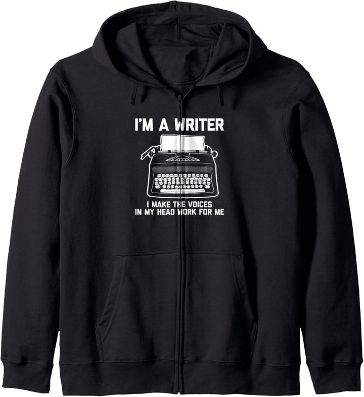 I'm A Writer T-Shirt Lustig Spruch Cool Schreiben Autor Writer Kapuzenjacke