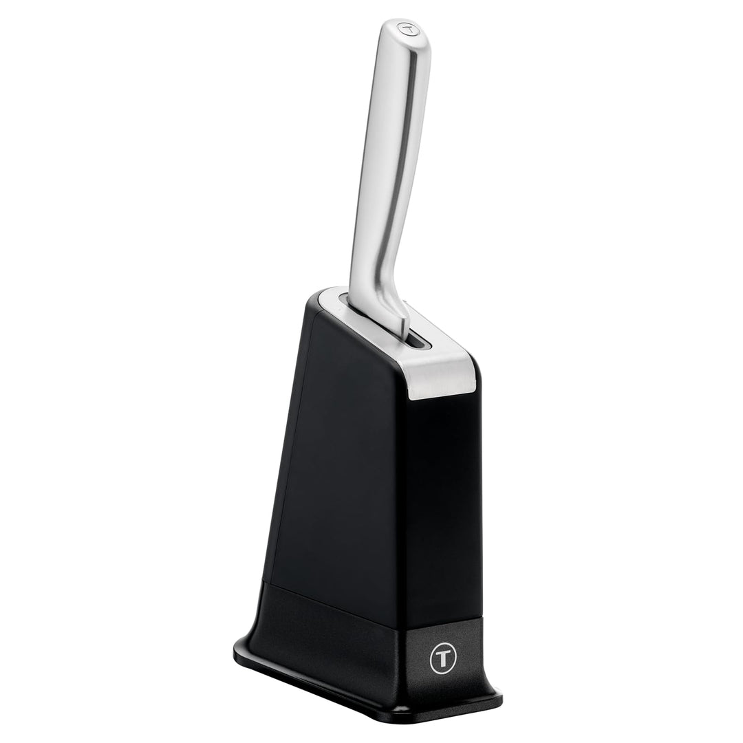 Tefal EverSharp Pro Kochmesser 20 cm mit selbstschärfendem Messerblock, patentierte Schärftechnologi