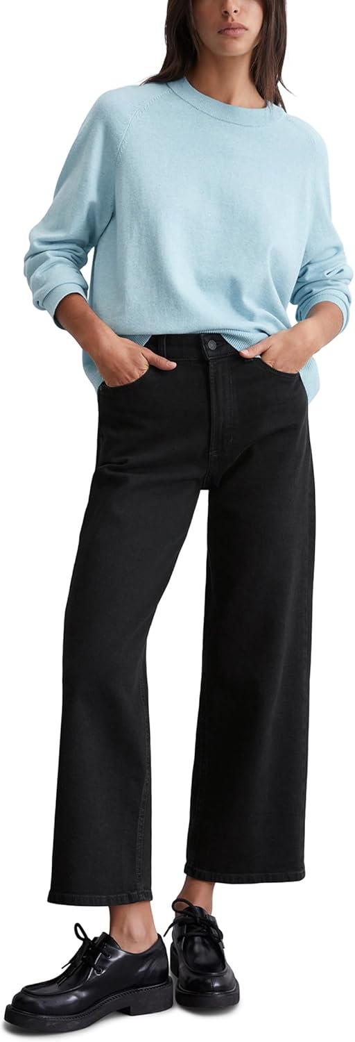 Marc O'Polo Denim Damen Strickpullover mit Rundhalsausschnitt Regular Fit S 5684, S 5684