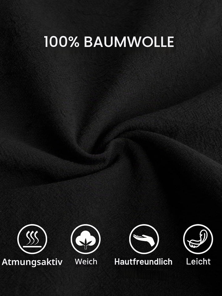 Les umes Damen Baumwolle Casual Capri Hose Elastische Taille Sommer Hose Haremhose mit Taschen L Sch