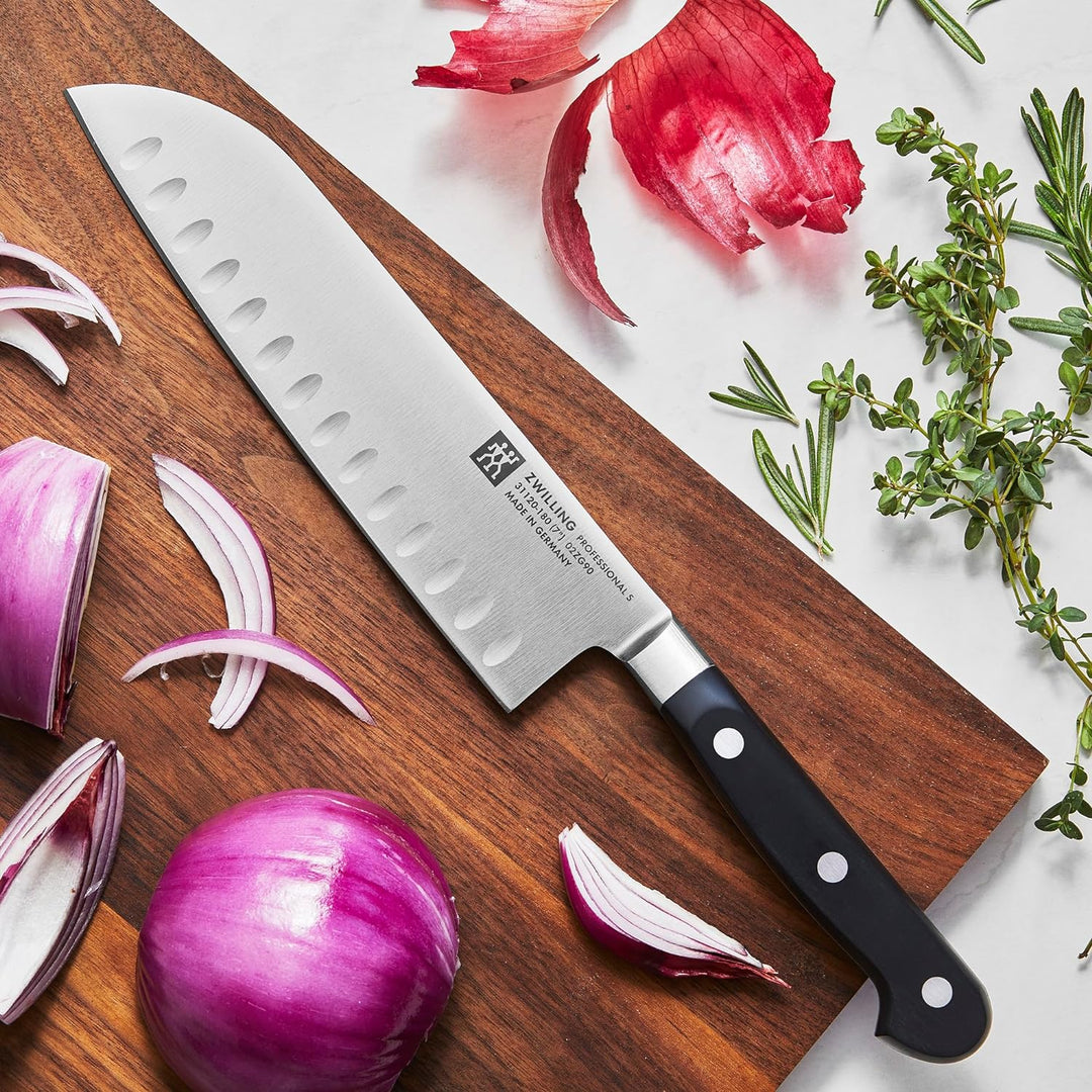 ZWILLING Professional S Santokumesser, Klingenlänge: 18 cm, Grosses Klingenblatt, Rostfreier Spezial