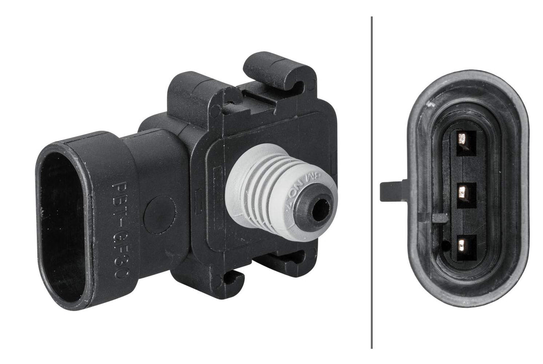 HELLA 6PU 230 040-551 ABS Sensor - Raddrehzahl - 2-polig - Vorderachse - Kabel: 1073mm - mit Halter