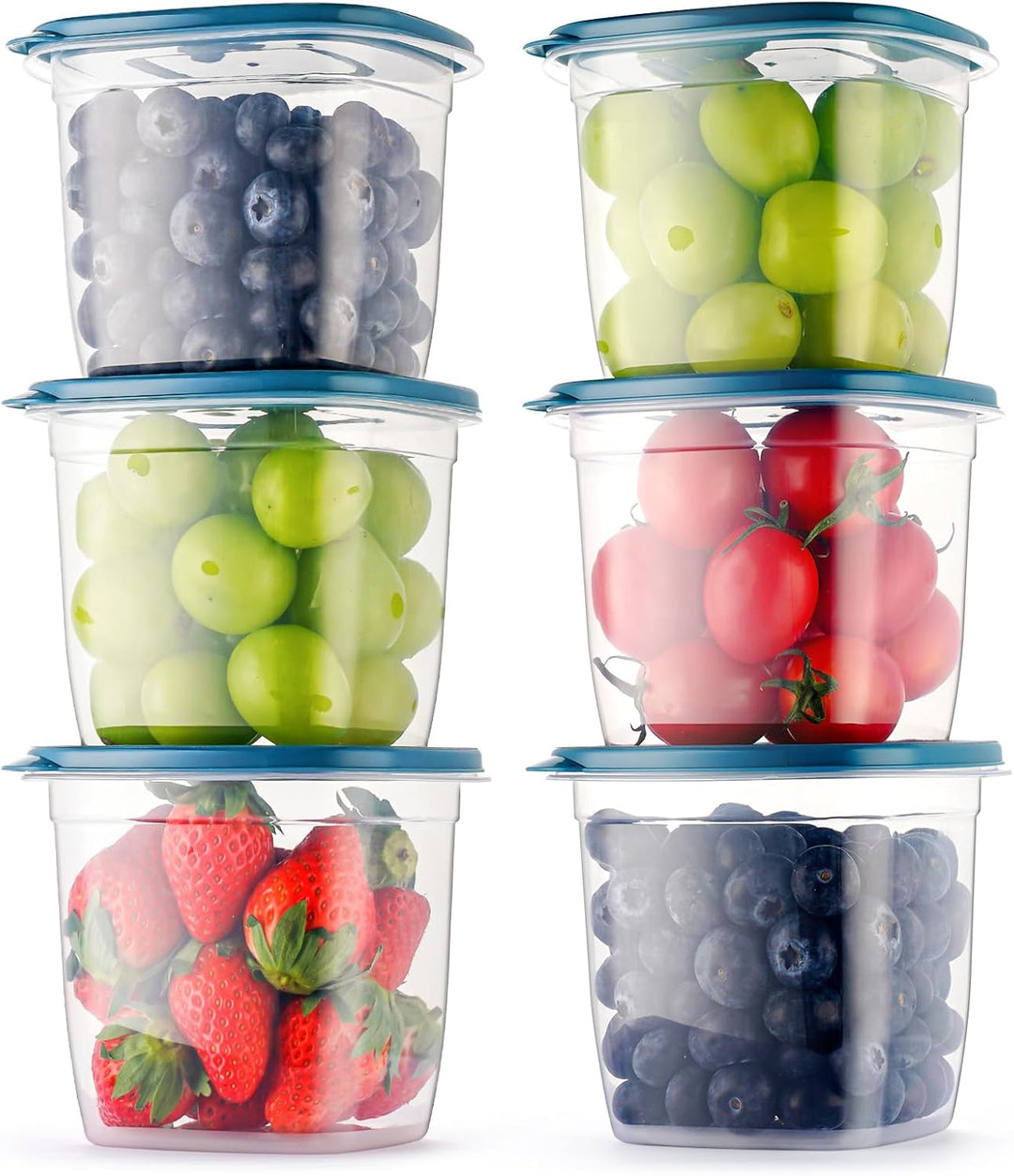 EFISH 10PCS Rechteck Kunststoff Portion Box Sets mit Deckel.Food Aufbewahrungsbox, Behälter Sets, Le