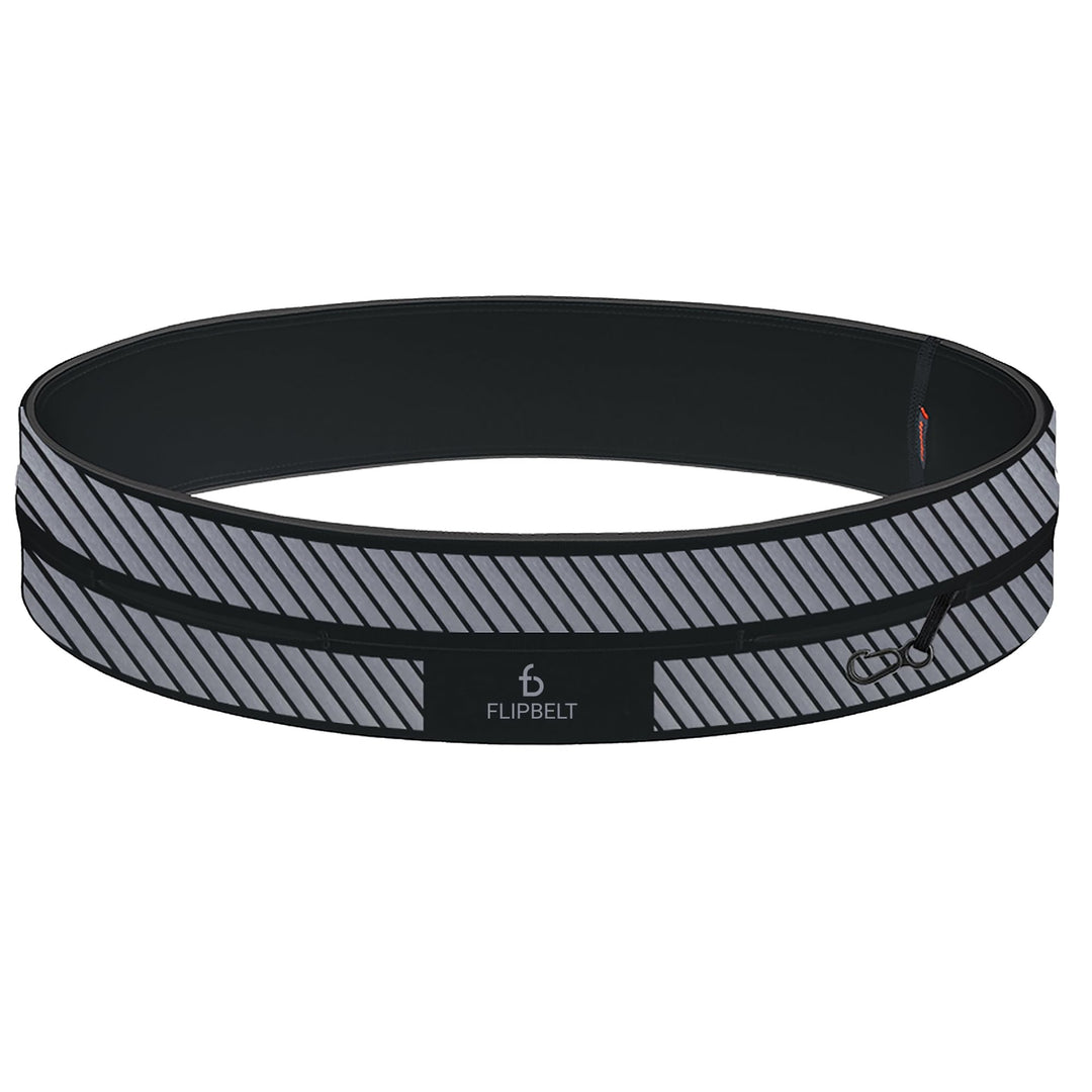 FlipBelt - USA Original Patent, USA Design, USA Versand, USA Garantie XL Reflektierendes Schwarz, XL