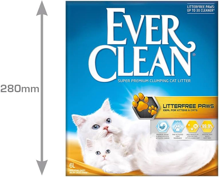 Ever Clean Litterfree Paws Katzensand, 6 L