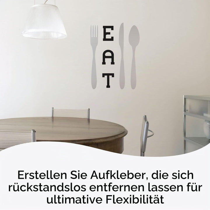 Cricut Smart Metallic Vinyl Abnehmbar | Champagner | 3,6 m | Selbstklebende Vinylrolle | Für die Ver