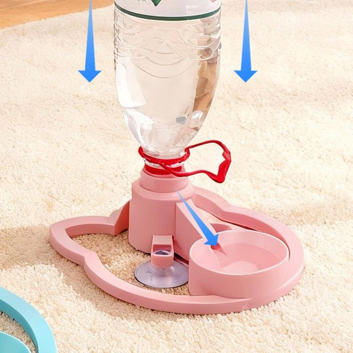 Katzen-Getränkespender mit Saugnapf, automatischer Ständer für Kätzchen, für Hunde, kleine, mittelgr