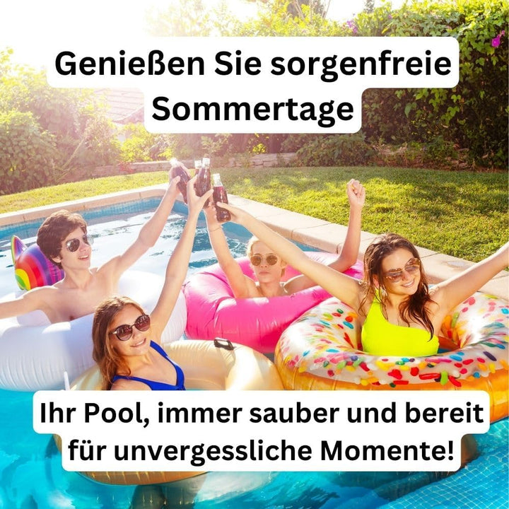Poolfolie Achtform Pool I 470 x 300 x 120 cm I 0,8 mm I blau I 4,7 x 3 x 1,2 m