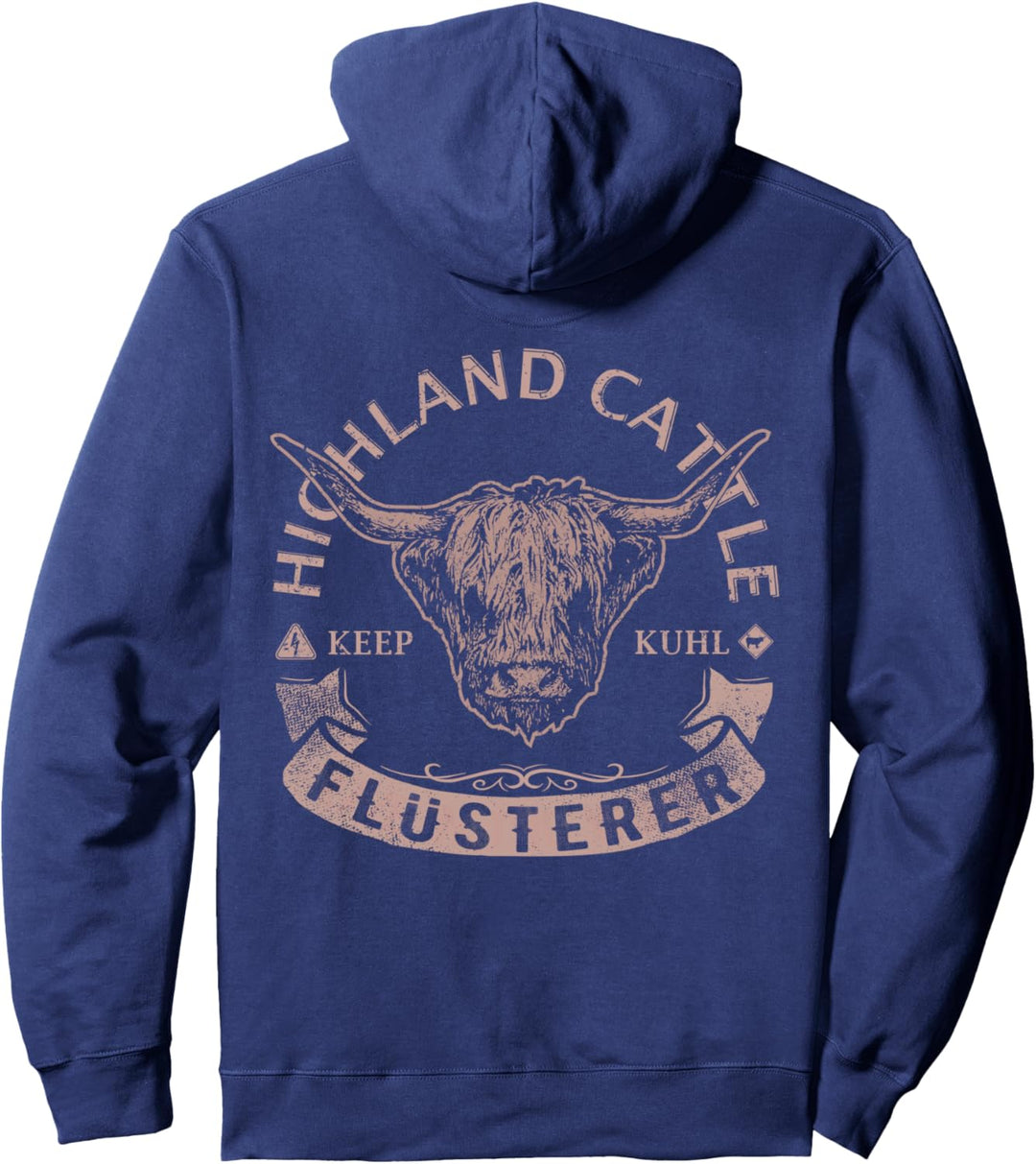 Schottisches Hochlandrind Kuh I Highland Cattle Geschenk Pullover Hoodie
