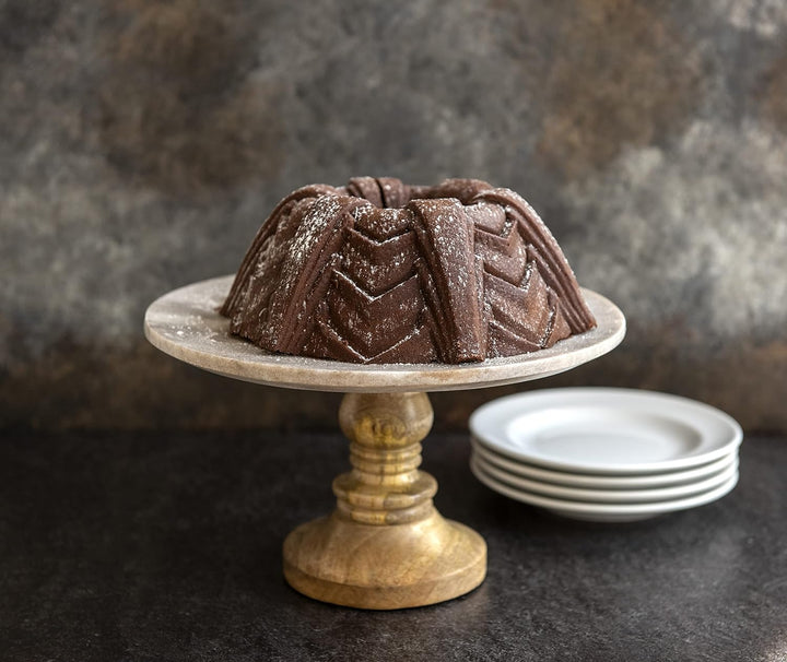 Nordic Ware Backform Marquee Bundt Pan Aluminium Gold, 25,7cm x 25,7cm, NW 90577