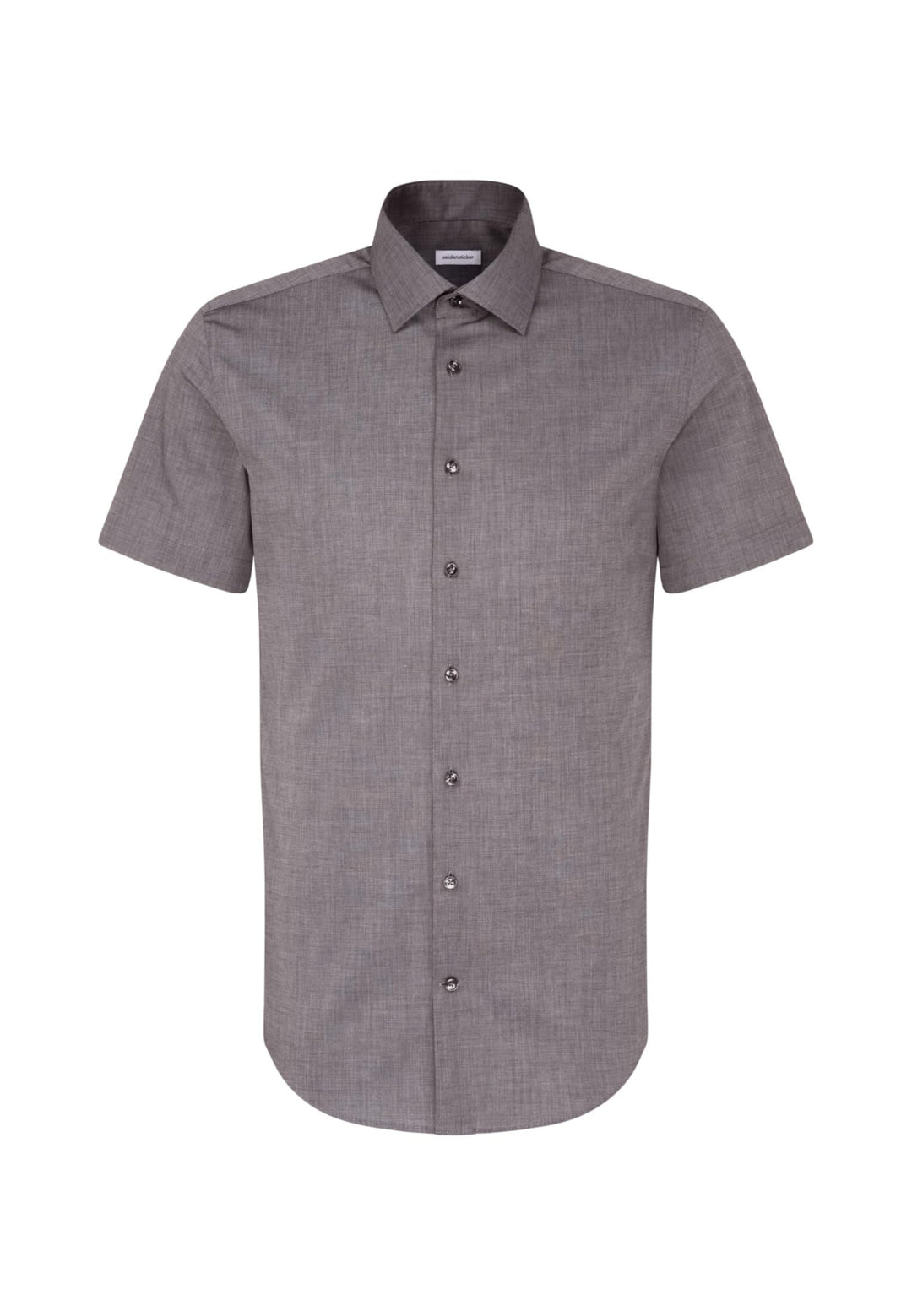 Seidensticker Herren Men Slim Shortsleeve Cotton Businesshemd (1er Pack) 36 Dunkelgrau(666261), 36 D