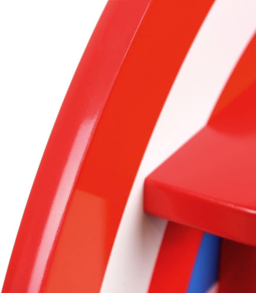 Disney Captain America 3 Tier, Wall Shelf with Storage for Kids
