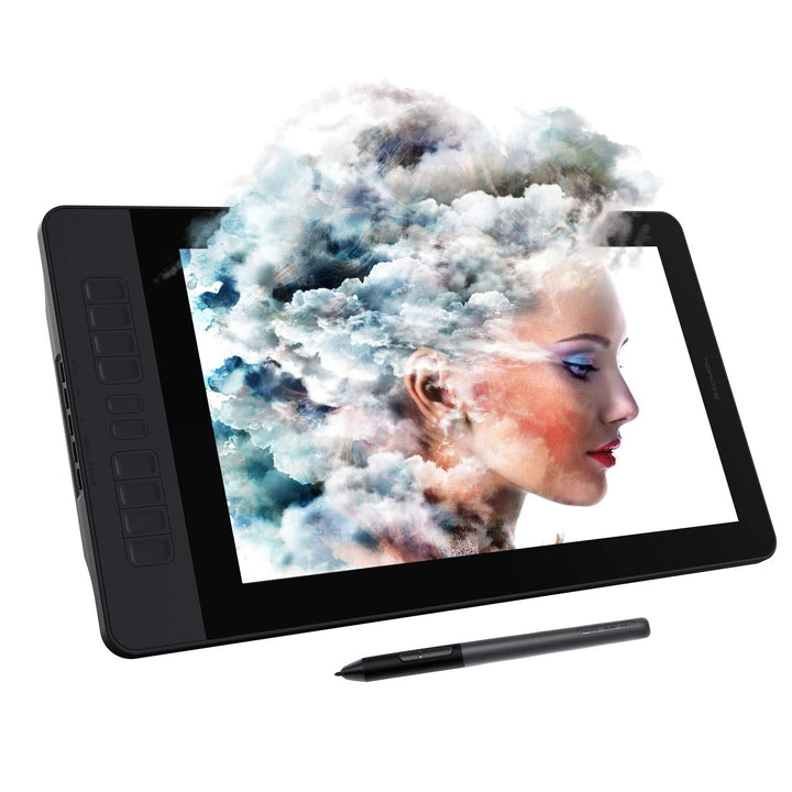 GAOMON PD1561 Stift-Display 15,6 Zoll IPS HD Monitor mit 10 Tasten, Ideal für Home-Office &amp; E-Learni