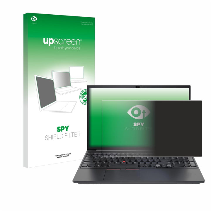 upscreen Blickschutzfilter für Lenovo ThinkPad E15 Gen 3 Privacy Filter Blickschutzfolie Sichtschutz