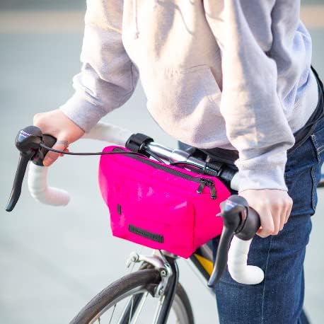 Bomence kleine Fahrrad Lenkertasche Hüfttasche 2-in-1, Gürteltasche, nachhaltige Bauchtasche aus rec