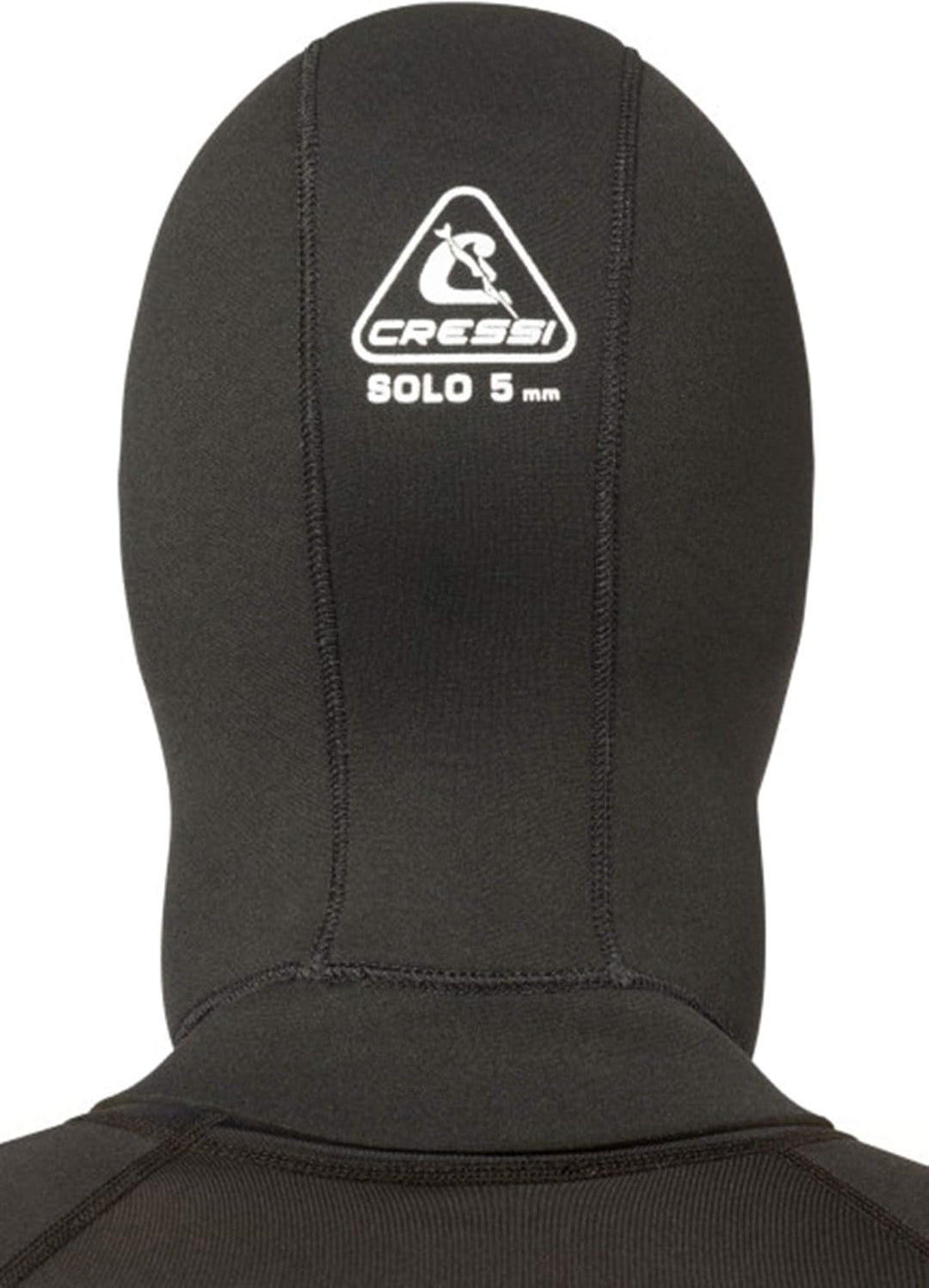 Cressi Solo Hood 5mm Neopren Kapuze klein schwarz Schwarz S, Schwarz S
