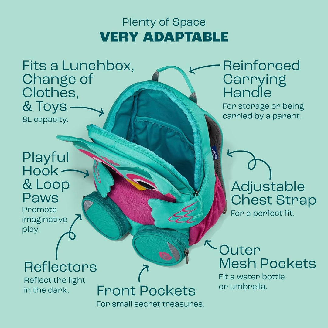 Affenzahn Kinderrucksack Grosser Freund | Kindergartenrucksack für Kinder von 3 bis 5 Jahren mit fun