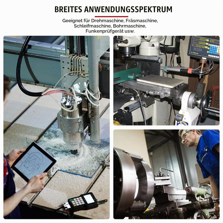 EVTSCAN 3 Axis 10 ″ LCD Digital Readout Console, DRO System für Drehmaschinen, Fräsmaschinen, Schlei