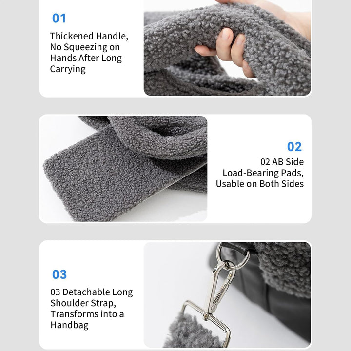 Welpentragetasche – wasserdichte Wintertragetasche | Schulter-Hundehalter Mit Sicherheitsgurt-Schnal